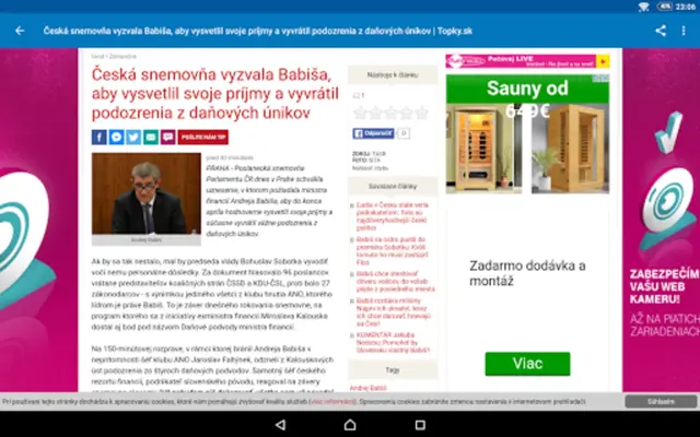 Slovakia News (Správy) android App screenshot 2